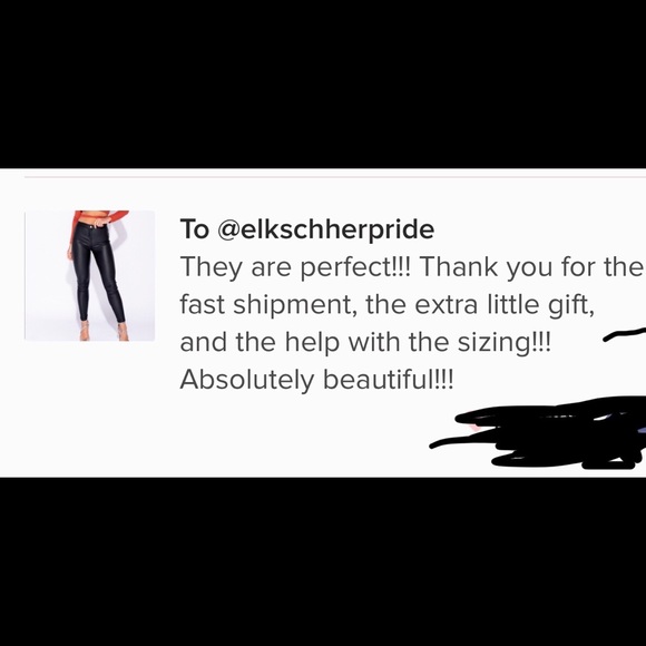 High Waist Black Jeggings LAST ONE - Picture 8 of 8